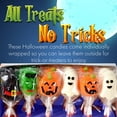 thumbnail image 4 of Fusion Select Halloween Candy Lollipops - Trick or Treat Candies for Kids - Frankenstein's Monster, Jack o Lantern, Ghost & Witch Hat Halloween Sweets - Individually Wrapped - 30 Treats Per Box, 4 of 7
