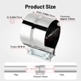 thumbnail image 2 of EVIL ENERGY 3.0 Inch Exhaust Clamp, Lap Joint Band Clamp Stainless Steel 4Pcs, 2 of 7