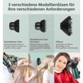 thumbnail image 4 of Folding Travel Hairdryer Small 2000 W, Light Hair Dryer Ion With 2 Styling Nozzles And 1 Diffuser Fo, 4 of 5