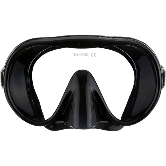 Mascarilla CRESSI Musa sin marco negra para apnea y buceo