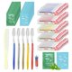 thumbnail image 1 of Kit de higiene fafortune Bulk para personas sin hogar con cepillo de dientes y peine, 1 of 9