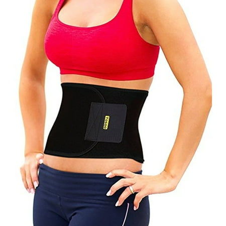 Yosoo femmes taille réglable Trimmer Ceinture néoprène taille Sweat bande pour amincissante portable Sauna Tummy Tuck