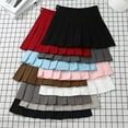 thumbnail image 2 of Black Women‘s High Waist Summer Clothes Vintage Korean Harajuku Red A Line Mini Eam School Pleated Short Skirts For Women, 2 of 7
