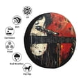 thumbnail image 4 of Fotbe Abstract Skull Guitar Art Funda de Llanta de Repuesto con Estampado, Engrosada, Ajuste Universal para Jeep, Remolque, RV, SUV, Camión-16 inch, 4 of 6