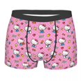 thumbnail image 1 of RWJDXD Custom Hello Kitty Underwear Men Stretch Boxer Briefs Shorts Panties Soft Underpants For Male o, 1 of 1