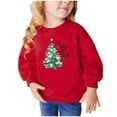 thumbnail image 2 of Christmas Sweatshirt for Kids Girls Christmas Sweatshirt Christmas Sweatshirts for Kids Boys Winter Christmas Letter Print Long-Sleeved Sweatshirt for Girls and Boys, 2 of 4