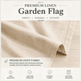 thumbnail image 4 of Gelasgo Linen Garden Flag Home Sweet Home Design Outdoor Yard Flag Rustic Decorative Banner for Lawn Garden Front Door Decor, 4 of 5