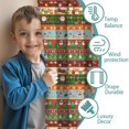 thumbnail image 3 of Blackout Kids Curtains,Colorful Christmas Striped Pattern Childrens Insulated Curtains Set Of 2,Bedroom Essentials,Toddler Room Decor 42"x63", 3 of 5