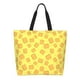 thumbnail image 1 of Balery Toast Bolsa Tote Estilo Estético con Cremalleras, Bolsa de Hombro, Bolsa de Compras Grande y Plegable, 1 of 8