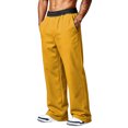 thumbnail image 5 of Men's Lightweight Quick Dry Hiking Running Pants Outdoor Sports Breathable Zipper Pockets Athletic Workout Pants Orange M, 5 of 7