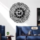 thumbnail image 4 of Reloj de pared de de de caligrafía islámica religiosa, sala de musulmana, habitación de , decoración de Ramadán Eid Negro Macarena Reloj de pared, 4 of 8