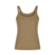 thumbnail image 4 of ICHUANYI Clearance Womens Solid Tank Tops Sleeveless U-Neck Base Shirt Summer Casual Workout Tees(Khaki, XXL) ICHUANYI WER2023081400662, 4 of 6