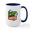 White/Navy Inside, variant on CafePress - Nerf Beyond Limits Mugs - 15 oz Ceramic Large White Novelty Mug