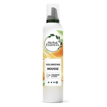 Herbal Essences Volumizing Mousse, Weightless Volume, All Day Hold Mousse for Fine Hair, 6.8 fl oz