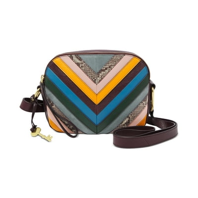 Fossil Elle Leather Crossbody Handbag Multi color Puerto Rico Ubuy