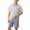 Blue, variant on Boys' Pajama Sets Short Sleeve, Knitted Summer 2 Piece Stripe Boys' Sleepwear Blue Size 12-13 T