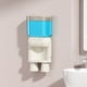 thumbnail image 1 of Dispensador Automático de para Baño, Niveles de Dispensación Ajustables, Recargable, 2 Vasos Magnéticos, Montado en la Pared, 1 of 5