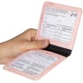 thumbnail image 2 of Vaccine Card Protector PU Leather Vaccination Card Wallet, CDC Vaccination Card Protector, Immunization Record Vaccine Cards Holder, 2 of 3
