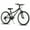 All-Black, variant on Hiland 24 inch Mountain Bike Shimano 7 Speeds for Teenager with Suspension Fork, Mint Green