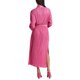 thumbnail image 5 of Lucakuins Camisa de Mujer Vestido Largo Maxi Manga Larga Cuello en V Color Sólido Plisado Midi Vestido Túnica Blusa Vestido Lucakuins moda, 5 of 6