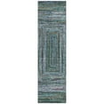 thumbnail image 2 of Addison Rugs Chantille ACN1725 Teal 2'3" x 7'6" Indoor/Outdoor, Machine Washable, Easy Clean, Non Shedding, Bedroom, Living Room, Dining Room, Kitchen, Patio Runner Rug, 2 of 7