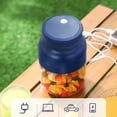 thumbnail image 5 of Djiypn Portable Blender Personal Blenders for Shakes and Smoothies with 6 Blades, Rechargeable USB with BPA Free Lid, Small Blenders Cup for Kitchen Office Travel Gym (43oz), 5 of 9