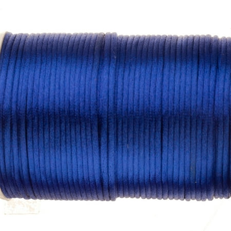 Soutache Cord - Royal Blue Soutache Woven Round Cord Wax Treated Soft Drape 2mm