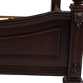 thumbnail image 5 of Messina Estates Dark Brown King Poster Bed, 5 of 7