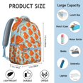 thumbnail image 2 of Life is Better with Ice Cream Students Backpack Colorful Ice Cream Lover School Bag with Sweet Treats Dessert Pattern, Durable and Comfortable for Students, 2 of 6