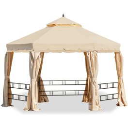 Broyhill Gazebos Waterproof Replacement Privacy Curtain Set For