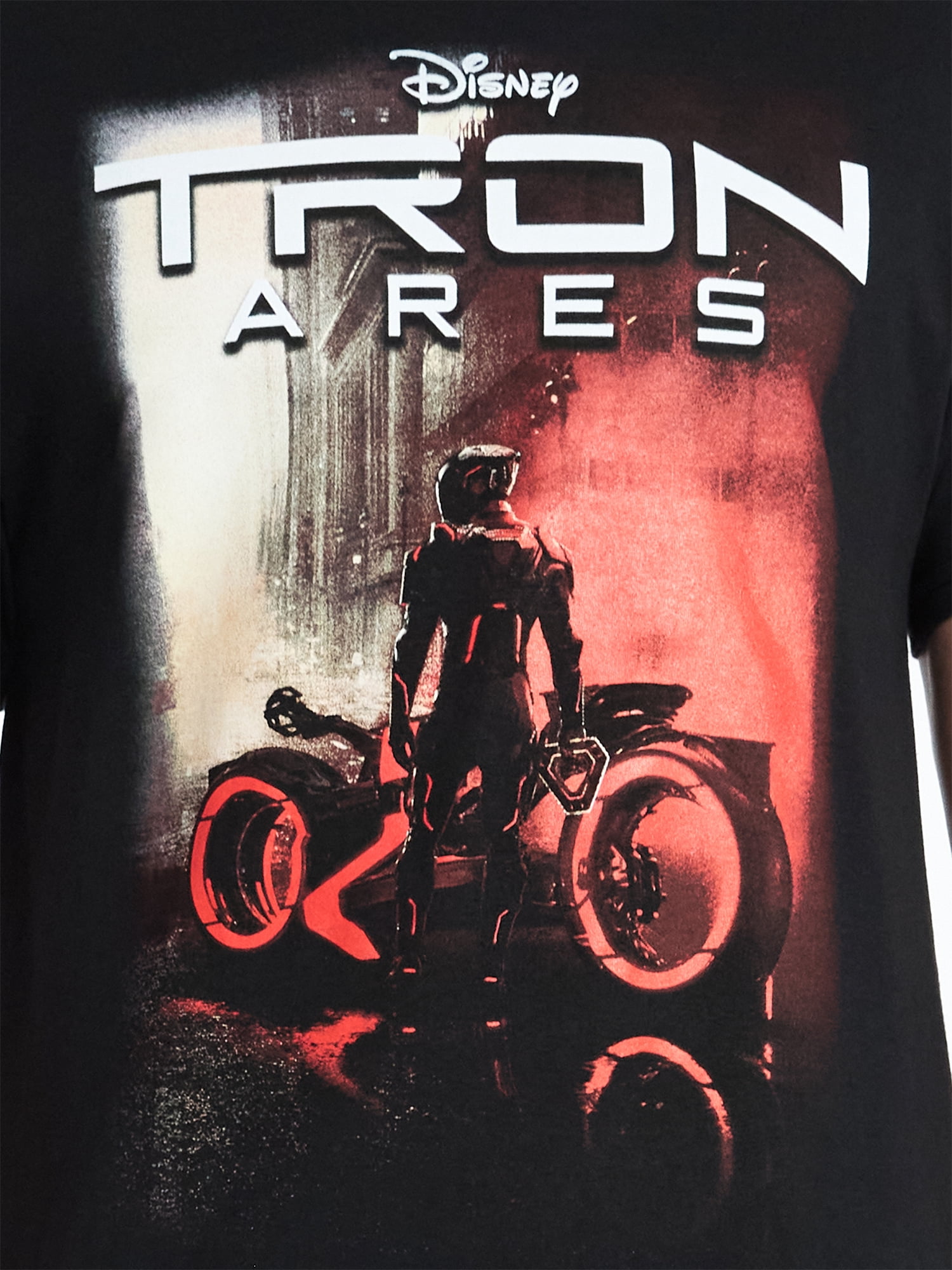 Disney Tron Ares Men's and Big Men's Graphic Tee with Short Sleeves, Sizes S-3XL