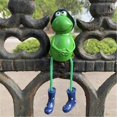 thumbnail image 2 of Crafts Portable Gift Resin Delicate Ornaments Hanging Leg Frog A, 2 of 5