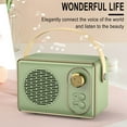 thumbnail image 6 of Wireless Retro Bluetooth Speaker, Portable Mini Bluetooth Speaker, Outdoor Plug-In USB Audio for Music, Computer, and Travel Use, 6 of 8