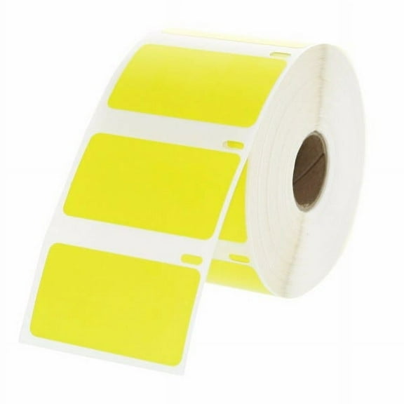 Dymo LV-30334Y Yellow Labels - 2-1/4 x 1-1/4"