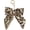 Brown, variant on Leopard Print Bow Bag Charm Keychain for Purses and Handbags, Lightweight Fabric Bag Accessory for Women