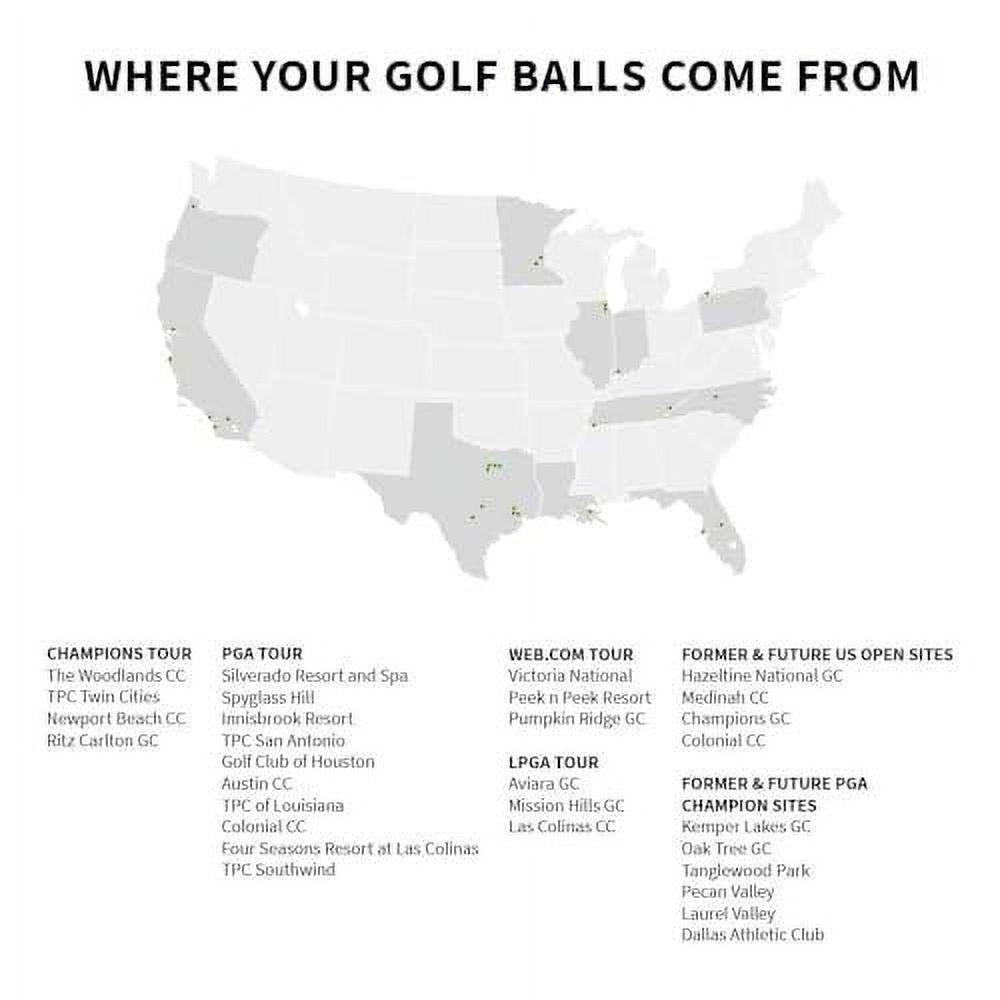 24 Titleist Pro V1 Golf Balls in Good Condition, 2019 Year Model, AAA Quality, Used & Recycled Used Golf Balls, Titleist ProV1, The #1 Ball in Golf, White