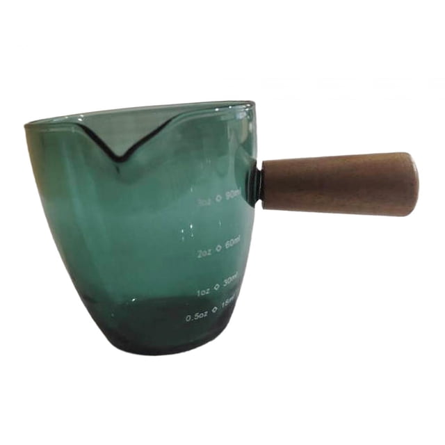Taza medidora de vidrio Taza para espresso de 90 a 120 ml Taza medidora de vidrio Preparación de salsa Verde