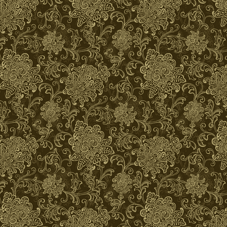 Waverly Inspirations Scroll Cocoa 100% Cotton Duck Fabric 45’’ Wide, 180 Gsm, Quilt Crafts Cut By The Yard