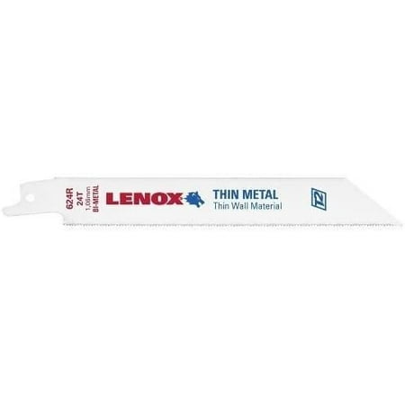 

Lenox 20569-S624r 6 24 Tpi Metal Reciprocating Blade