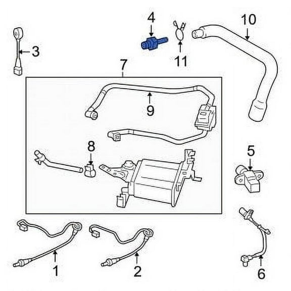 New OEM Genuine Toyota PCV Valve - Part # 1220488600