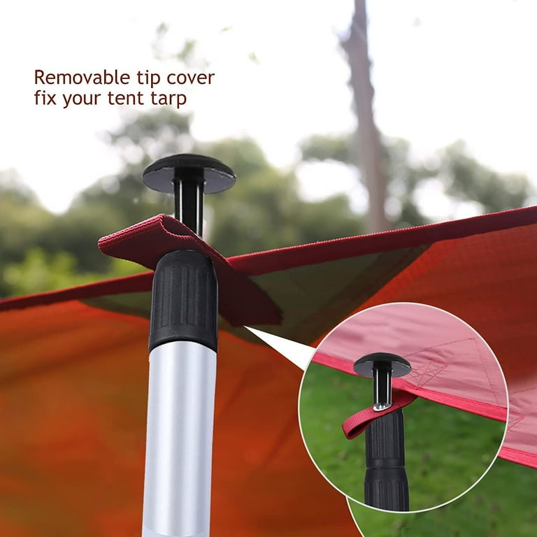 REDCAMP Adjustable Aluminum Telescopic Tent Poles Set of