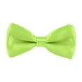 thumbnail image 5 of HAOTAGS Kids Bow Tie, College Style Shirt School Uniform Solid Student Necktie Mint Green Free Size, 5 of 6