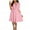 Pink, variant on Tiqkatyck Vacation Dresses for Women, Women Fashion Round Neck Solid Color Three Quarter Sleeve Dress Party Dress, Summer Dresses for Women 2024 Blue