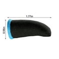thumbnail image 1 of 2pcs Game Gloves Sweat-proof Elastic Gaming Screen Gloves Game Sleeves Knitted Game Controller Sleeves, Black Blue, 1 of 9