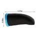 thumbnail image 4 of Inteprter 2 uds. Guantes para controlador de juegos, pantalla táctil, mangas antideslizantes, cubierta para las yemas de los dedos, portátil Videojuegos y accesorios Azul negro, 4 of 6