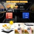 thumbnail image 3 of HOMEYA Dog & Cat Tesla Model Y / Model 3 Sunshade, 240T Car Sun Shields for Windshield, Foldable Front Window Sun Shade Sun Visor for UV Rays Protection, 3 of 7