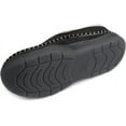 thumbnail image 3 of Pantuflas tipo mocasín para hombre, cálidas, suaves y cómodas, para interiores y exteriores, con suela ancha y esponjosa., 3 of 5