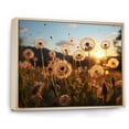 thumbnail image 2 of Designart "Mountain Dandelion landscape III" Floral Floater Framed Canvas Art Print, 2 of 7