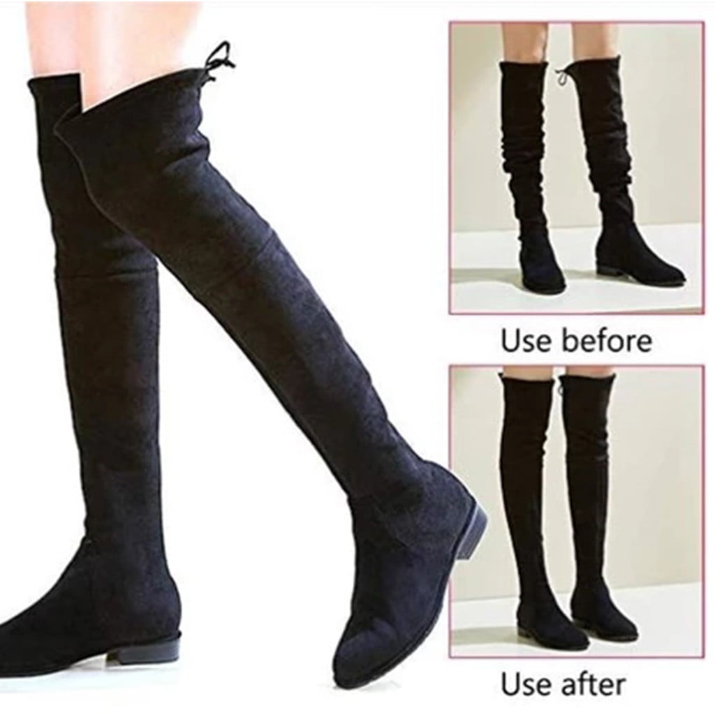 BESPORTBLE 1 Set Knee Boots Strap Anti Slip Outdoor Knee Boots Fixed Belt Adjustable Boot Strap for Keeping Boots No Fall Off High Knee Boot Black 