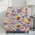 thumbnail image 2 of Kuiaobaty Mandala Flower Pattern Recliner Chair Cover Easy Replacement Reclining Sofa Slipcover Breathable Reclining Slipcover Durable Recliner Couch Cover with Side Pocket for Pets, 2 of 8